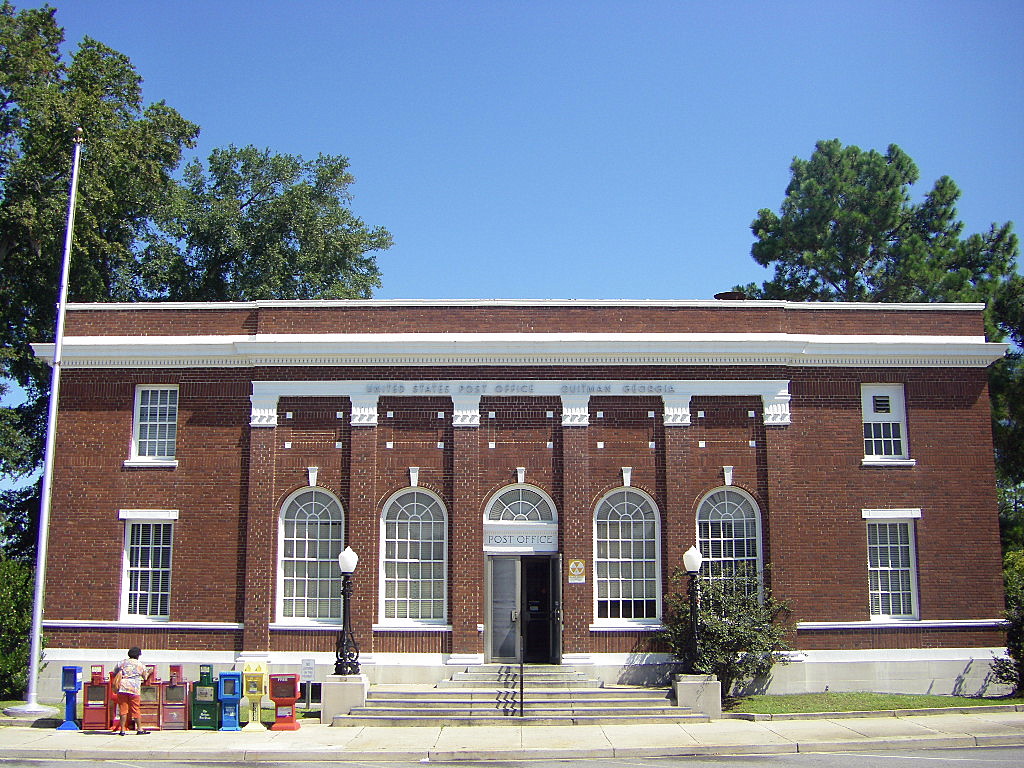 Vanishing South Quitman Brooks County GA Post Office Neo
