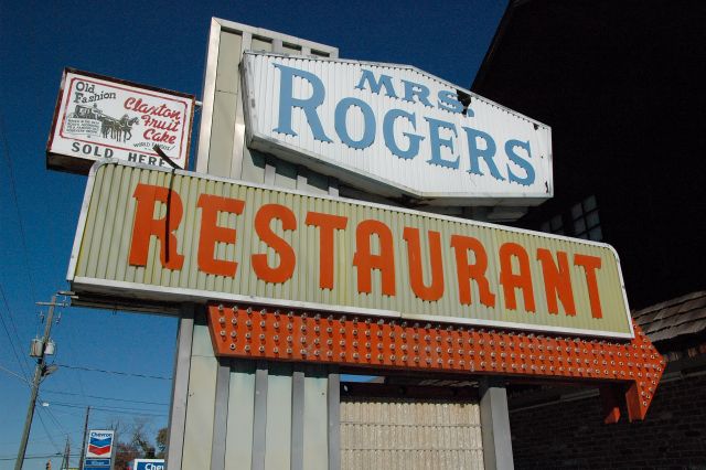 Mrs. Rogers Restaurant, Claxton | Vanishing Georgia: Photographs by