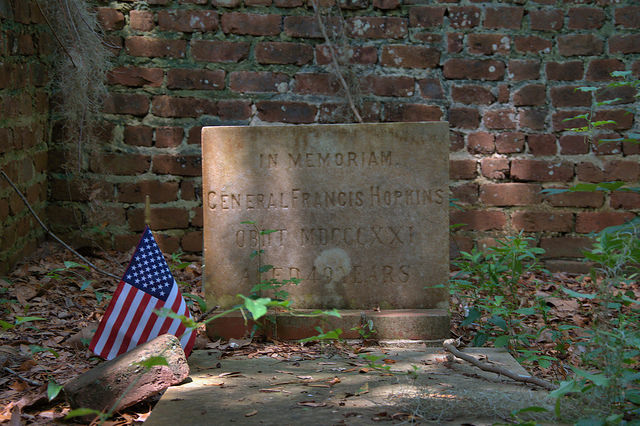 Gravesite of General Francis Hopkins, Crescent | Vanishing Georgia