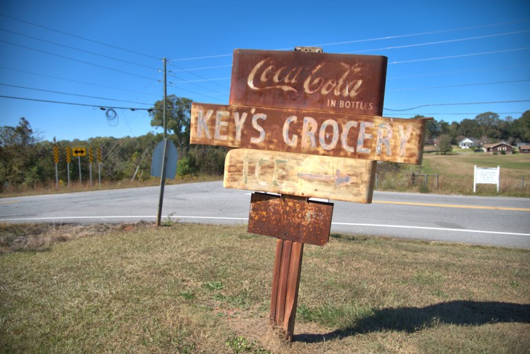 Keys Grocery Sign, Putnam County Vanishing Photographs by