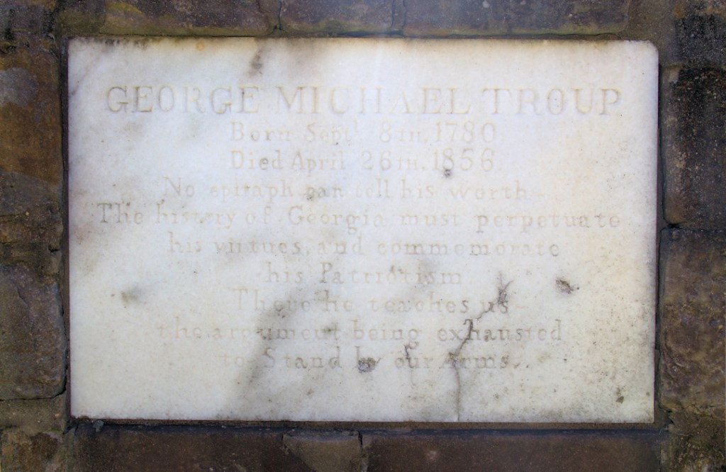 George Troup Tomb of Governor Troup, Lothair | Vanishing Georgia: Photographs by ...
