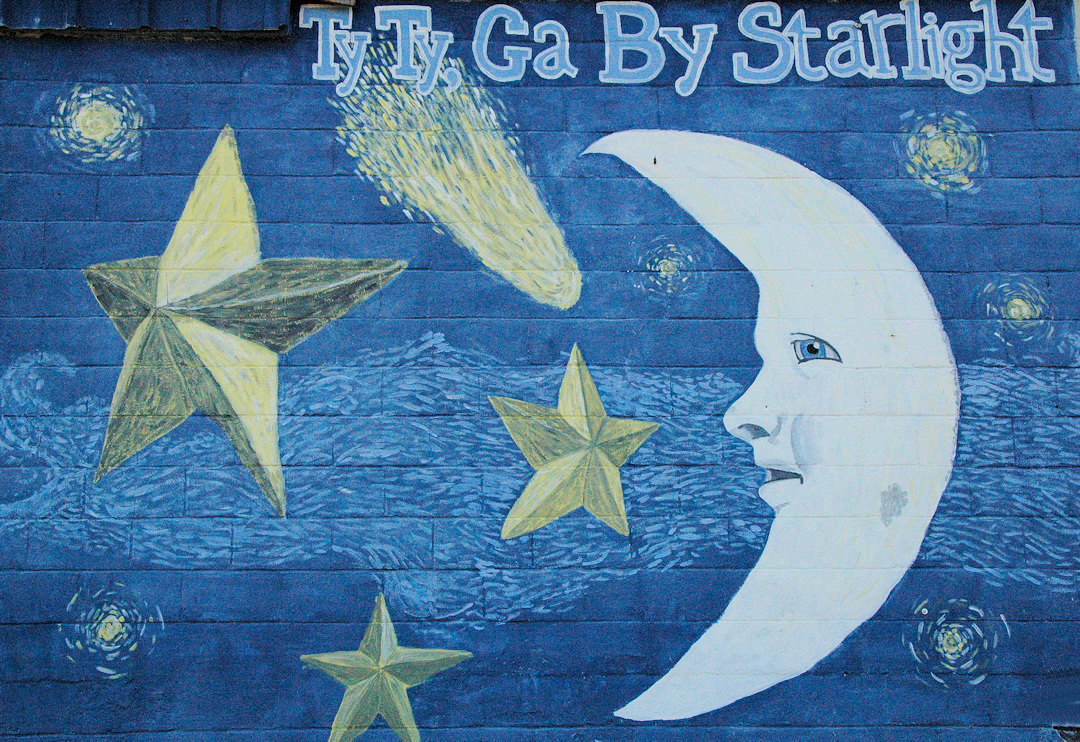 Man in the Moon Mural, Ty Ty Vanishing Photographs by Brian