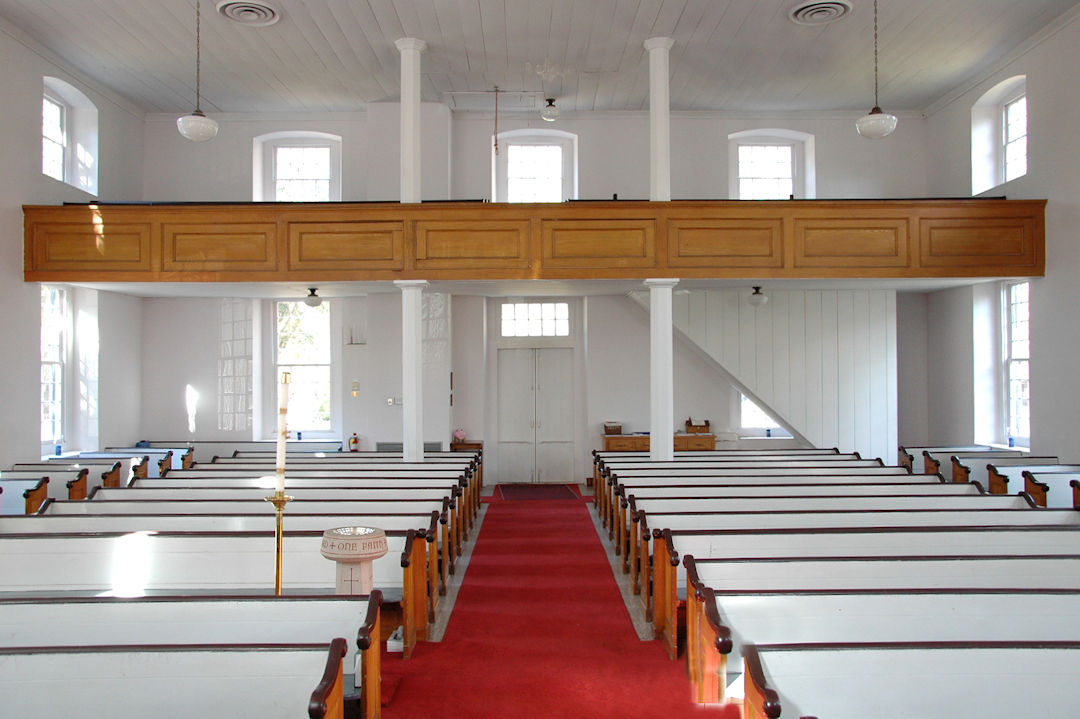 Jerusalem Lutheran Church, 1769, Ebenezer Vanishing