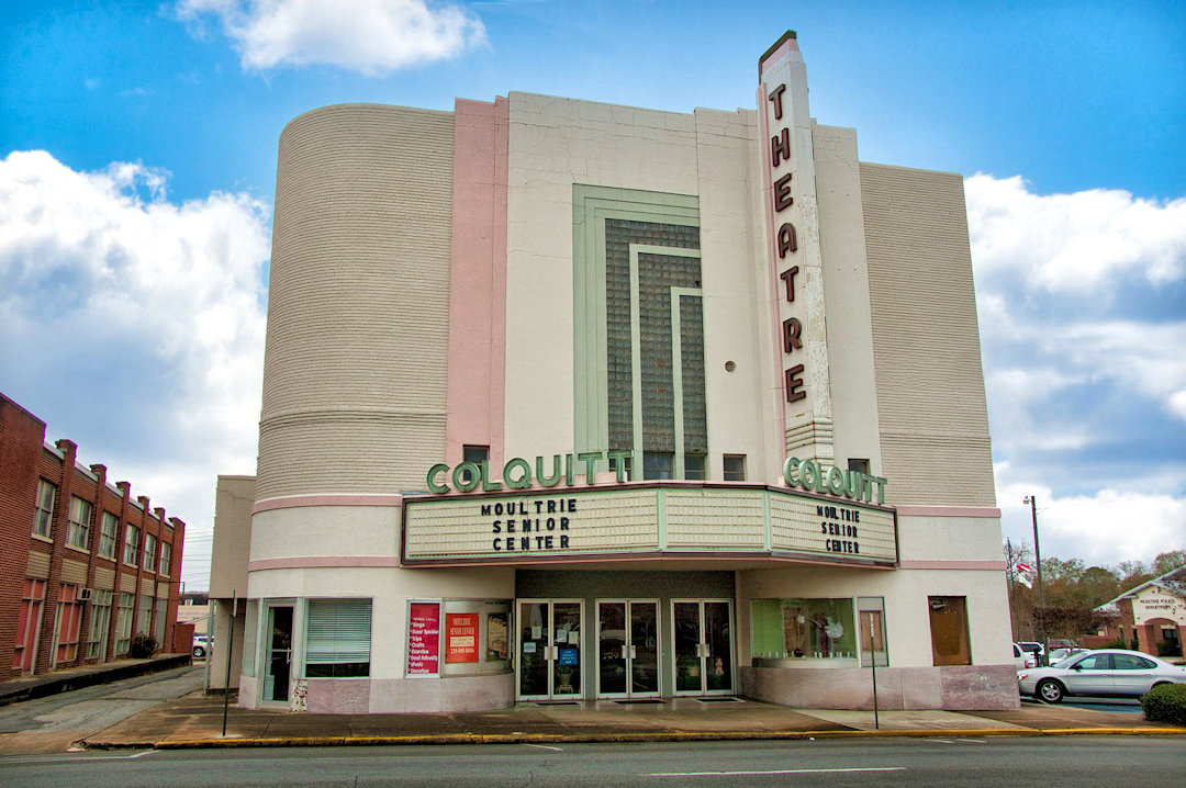 Colquitt Theatre, Circa 1943, Moultrie Vanishing Photographs